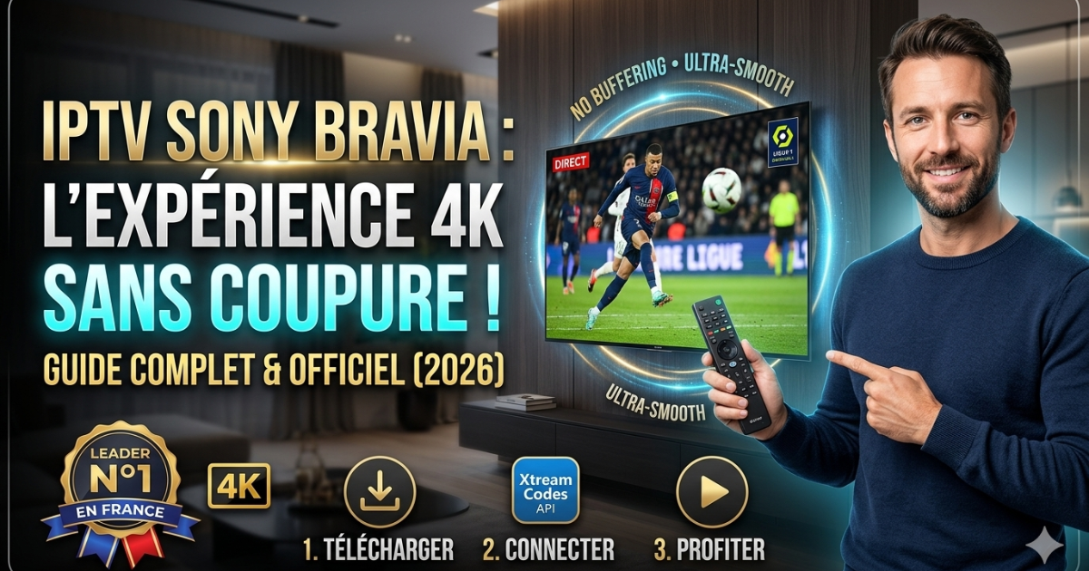 application IPTV pour Sony Bravia