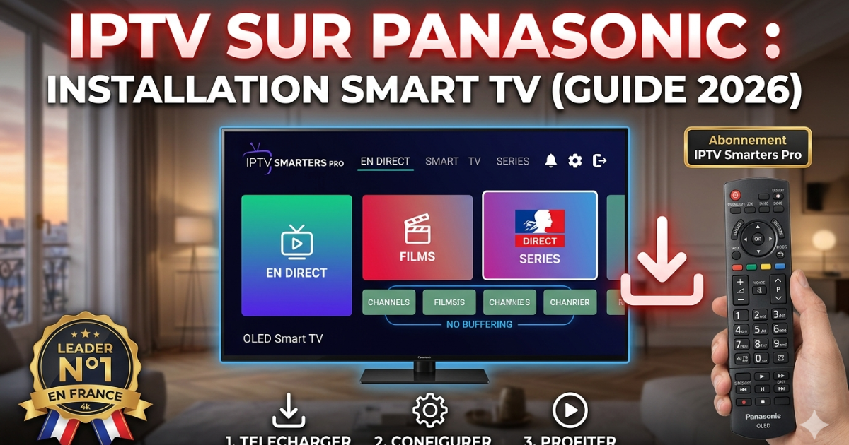 IPTV sur Panasonic Smart TV guide