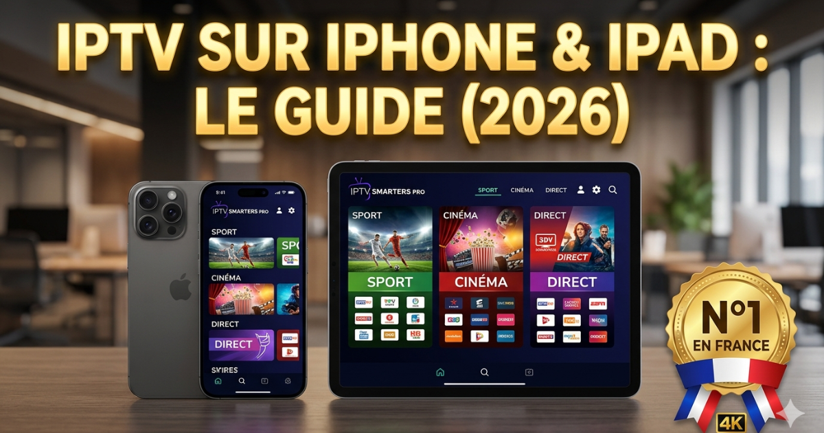 Tutoriel d'expert : découvrez comment regarder IPTV sur iPhone et iPad en 4K. Configuration IPTV Smarters Pro, meilleures applications et astuces pour iOS en France.
